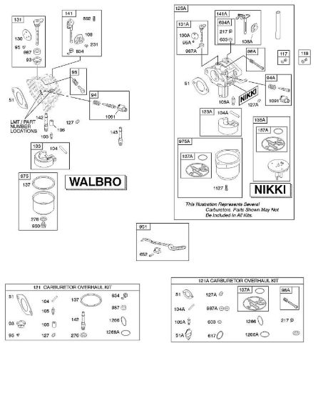 D - Carburatore, kit di revisione carburatore B&S - 21 €¦ 217902-0119-E1 brand Stihl